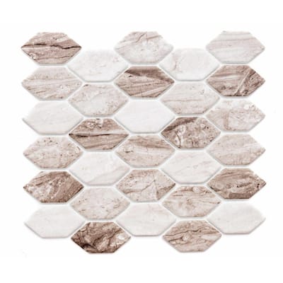 Recycled Serenity 1.75in x 2.88in Glass Backsplash Wall Tile