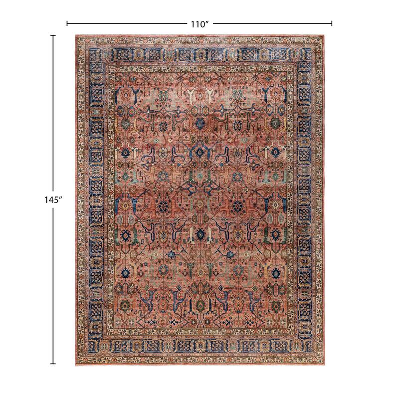 Serapi One-of-a-Kind Hand-Knotted Area Rug - Pink - 9' 2" x 12' 1"