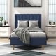 preview thumbnail 31 of 145, Alazyhome Upholstered Platform Bed Frame Blue - Twin