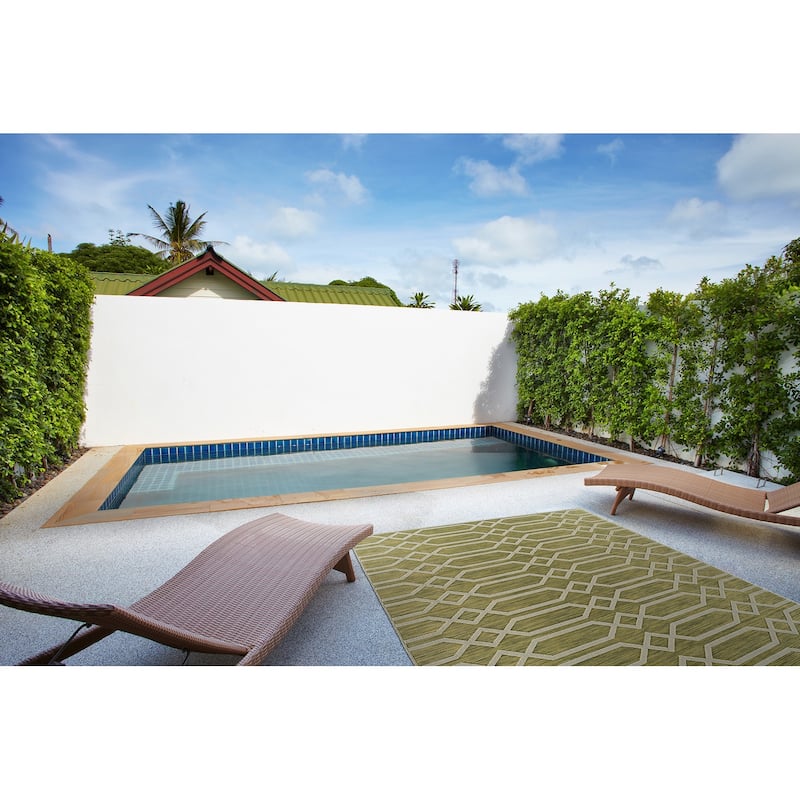 Kaleen Cove Collection Indoor Outdoor Polypropylene Area Rug