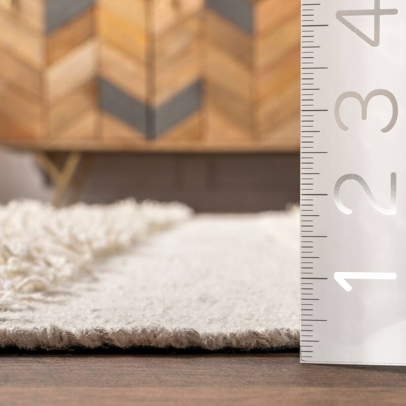 Chandy Textured Wool Area Rug