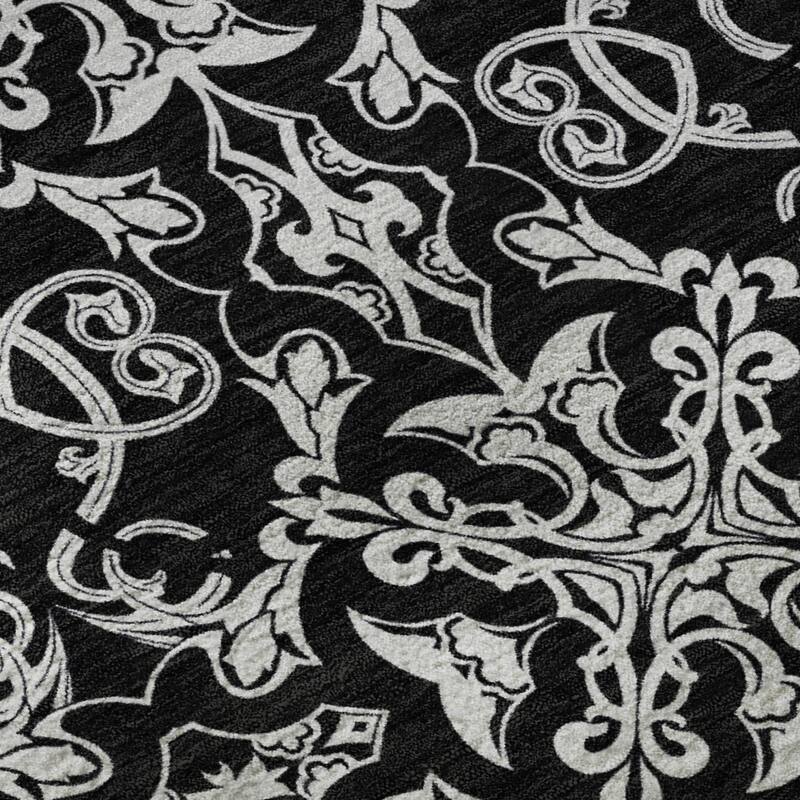 Premium Washable Super Soft Dark Traditional Mayfield Rug