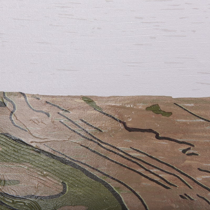 Farmland Spring I (35 x 28) Canvas Art Print