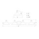 preview thumbnail 4 of 9, Akron 4-light Farmhouse Bathroom Vanity Fixture