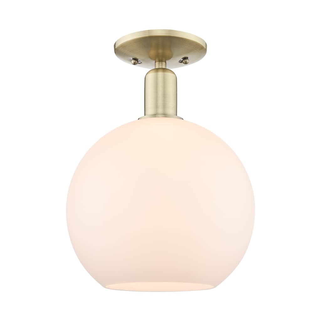 Innovations Lighting Endless Possibilities Arcadia - Athens - 1 Light 10" Semi-Flush Mount