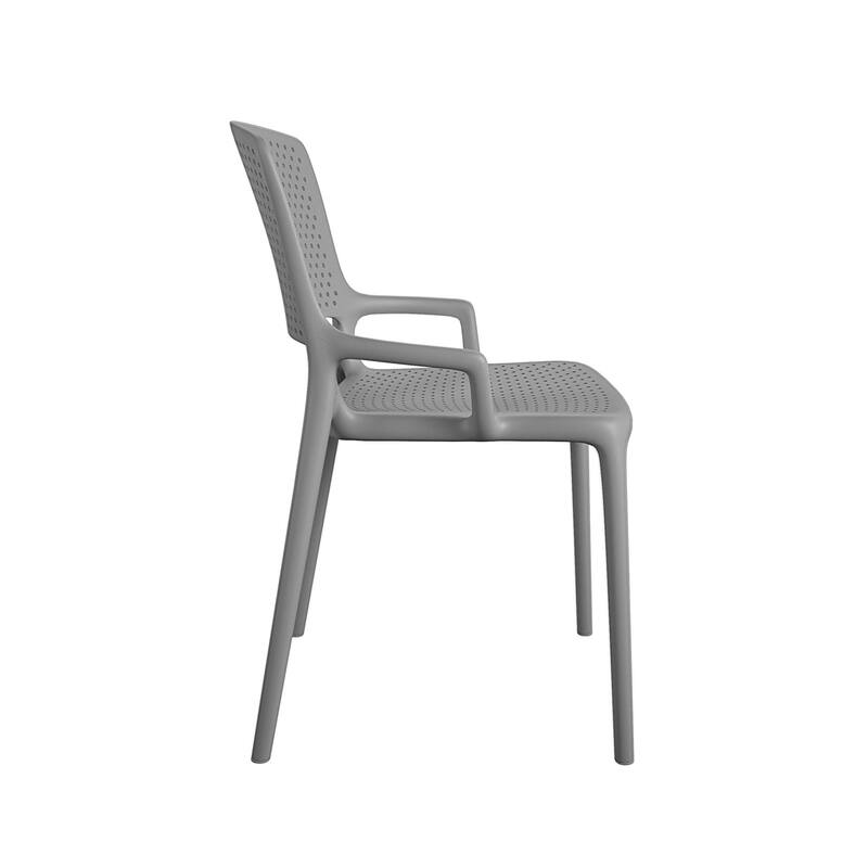 COSCO Outdoor/Indoor Stacking Resin Dining Chair, Set of 2