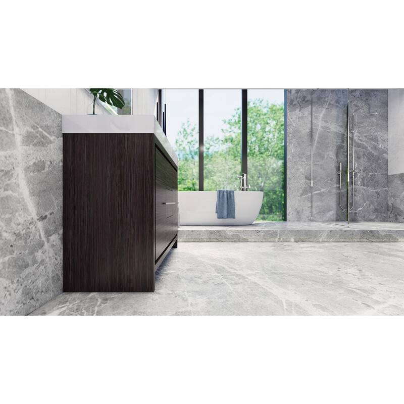 Dove 48'' Freestanding Vanity with Reinforced Acrylic Sink