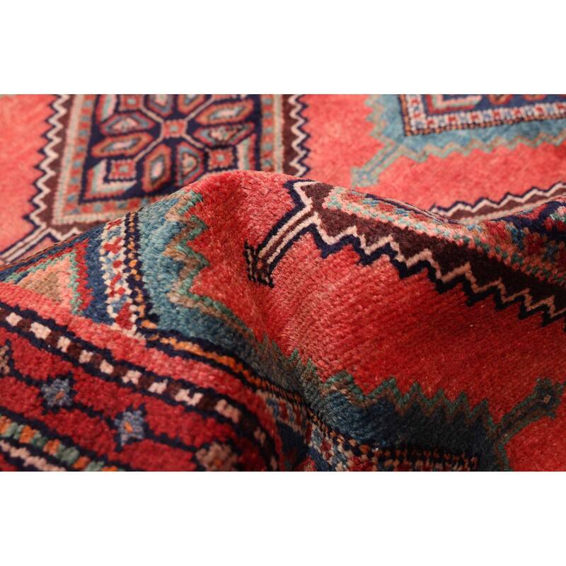 ECARPETGALLERY Hand-knotted Konya Anatolian Light Red Wool Rug - 3'4 x 9'11