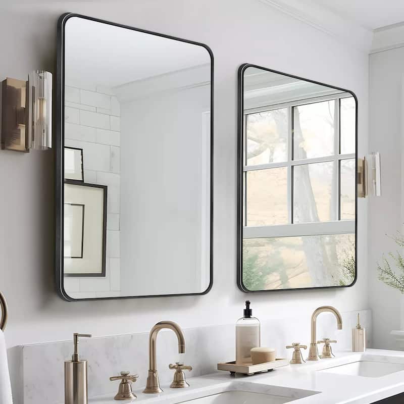 2 Pack Rectangle Vanity Mirror Wall Mirror