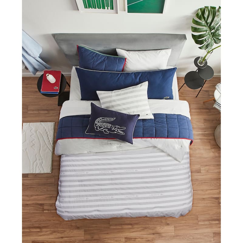 Lacoste Court Stripe Comforter Set