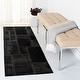 preview thumbnail 3 of 27, SAFAVIEH Handmade Studio Leather Milja Modern Leather Rug 2'3" x 8' Runner - Black - Runner