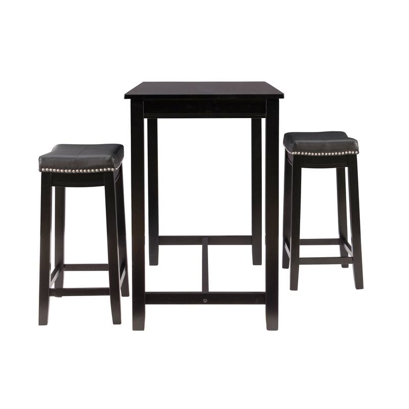 Bridgeport Wooden 3-Piece Counter Height Dining Set