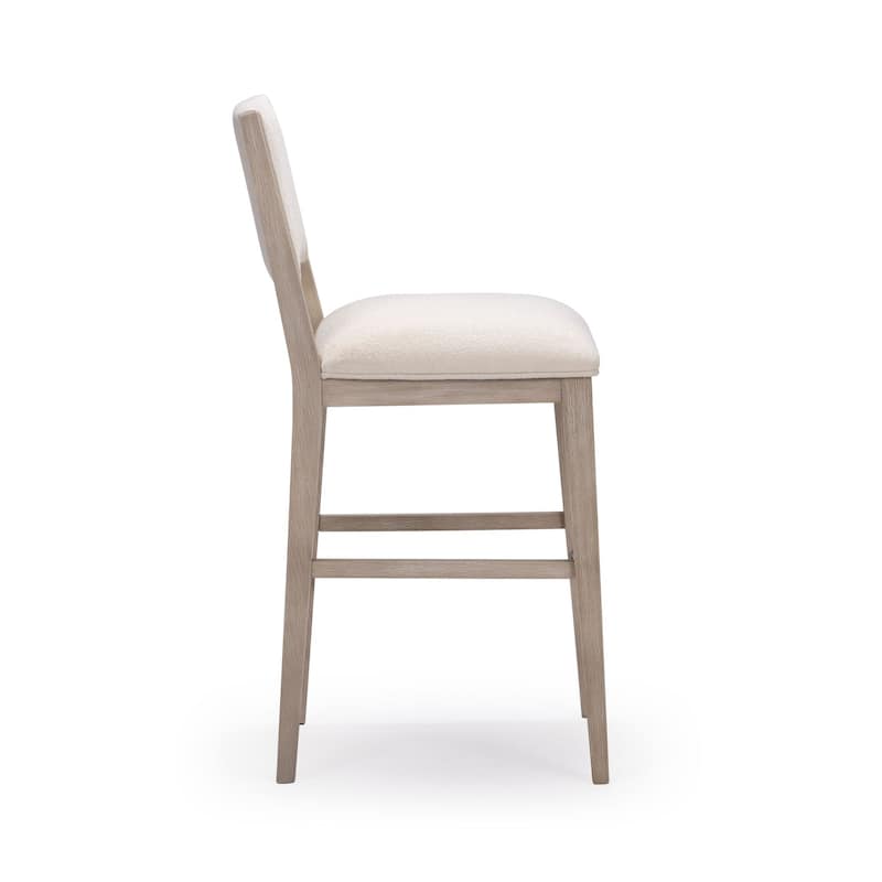 Plank and Beam Sereno Upholstered Bar Height Stool - Set of 2