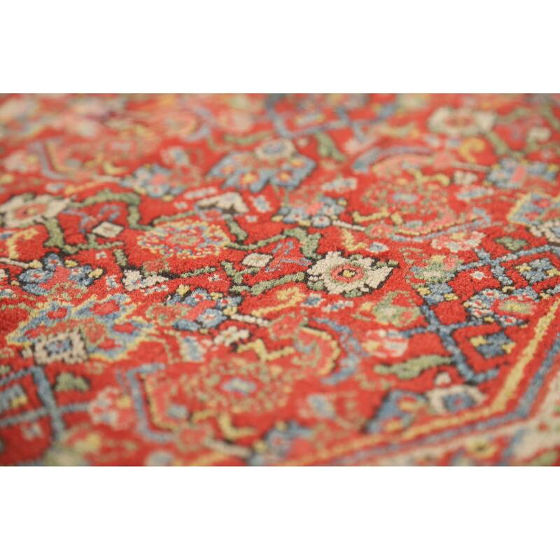 Pre-1900 Antique Vegetable Dye Senneh Persian Rug Handmade Wool Carpet - 4'8" x 6'8"