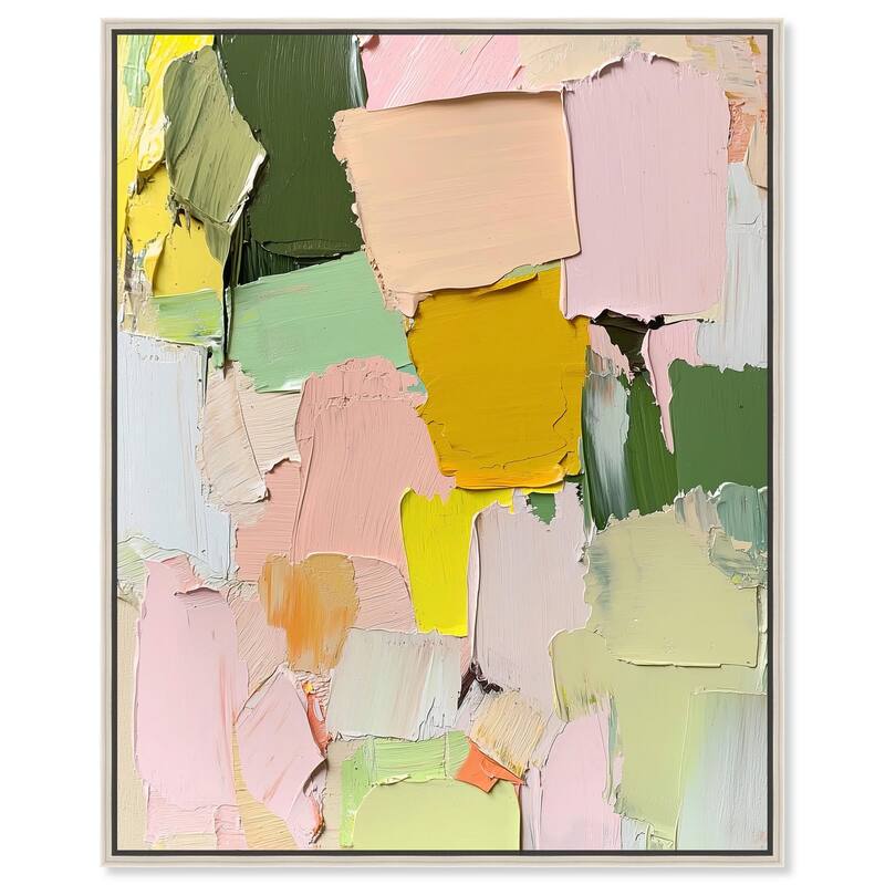 Vibrant Vista I Canvas by Art Remedy - 24" x 30" - Silver