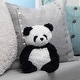 preview thumbnail 5 of 4, Lambs & Ivy Wild Life Black/White Plush Panda Bear Stuffed Animal Toy - Lucky