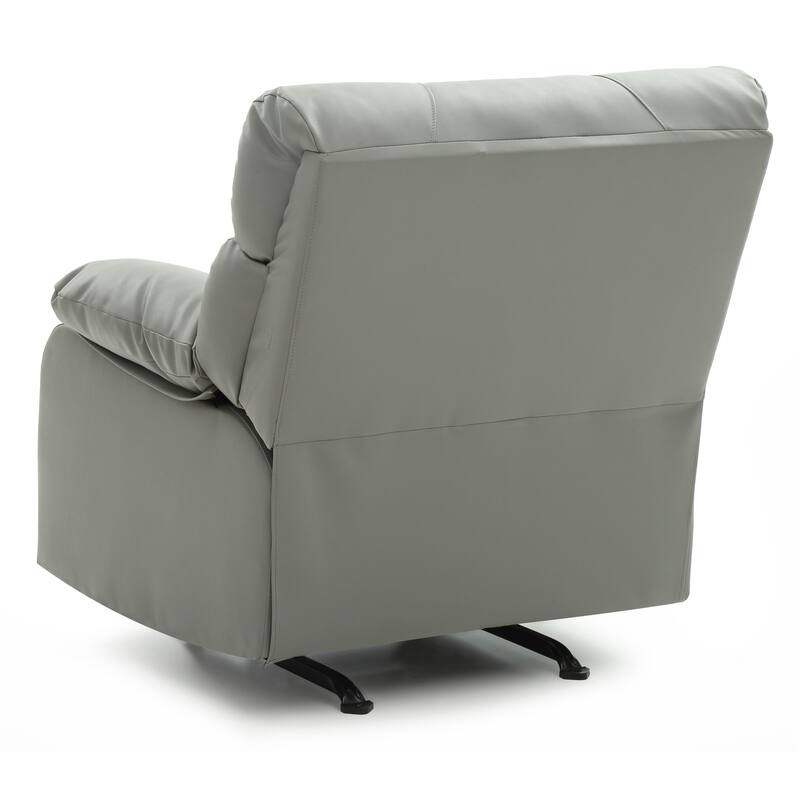 Manny Faux Leather Rocker Recliner