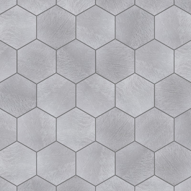 Merola Tile Nagpur Grand Hex Perla 19" x 22" Porcelain Floor and Wall Tile