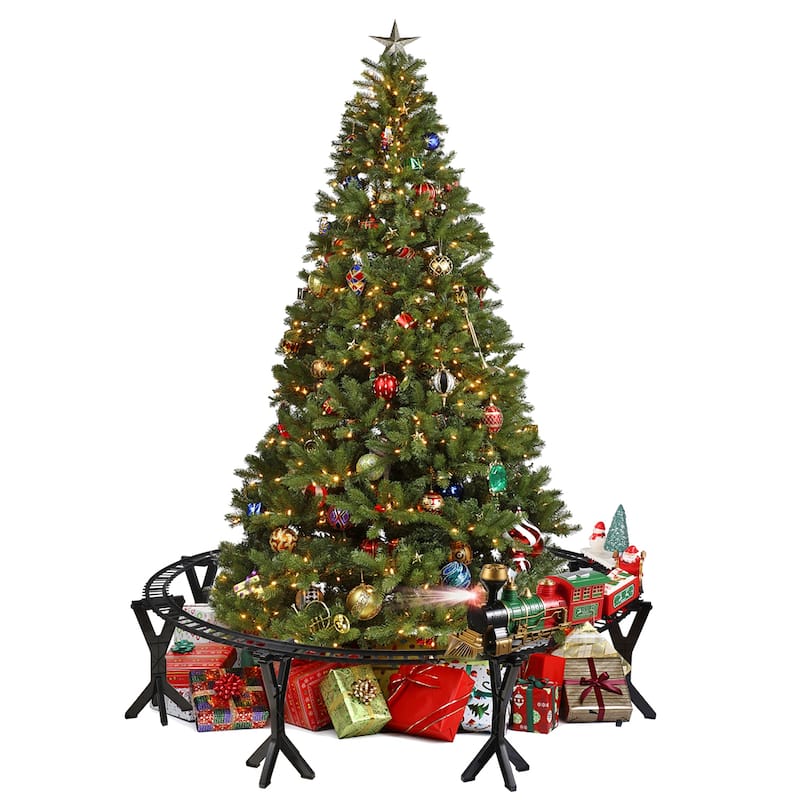 Christmas Train Under The Tree with Real Smoke, Lights and Sounds