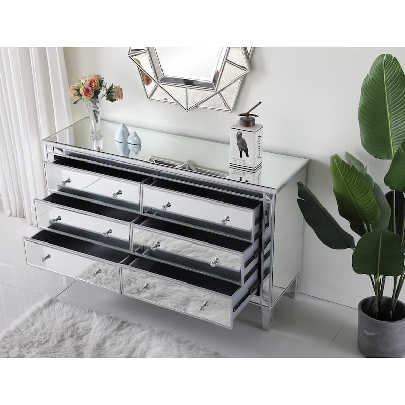 Cosmo 6-Drawer Double Dresser 60"
