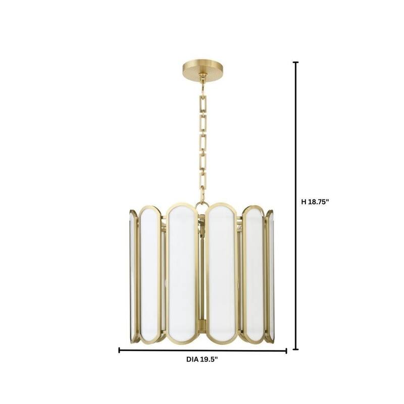 Quorum International 824-4 Warwick 4 Light 20" Wide Multi Light