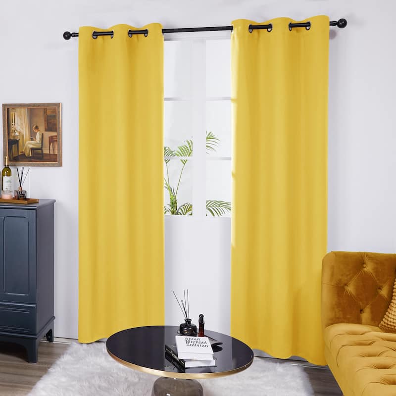 Deconovo Grommet 38 Width Curtain (2 Panel)