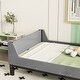 preview thumbnail 12 of 30, Twin Bed with Headboard Safeguards and Built-in Bed-end Book Storage Rack