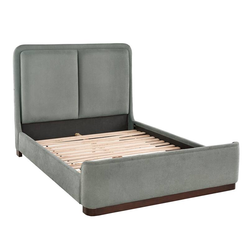 Noe Fabric Upholstered LED Platform Bed by iNSPIRE Q Modern