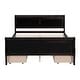 preview thumbnail 17 of 50, Full Wood Platform Bed with Drawers - Elegant Design, No Box Spring Needed