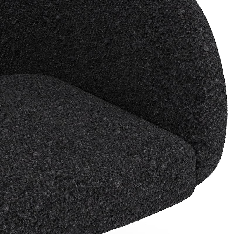 Sylvan Boucle Swivel Rolling Task Chair