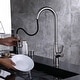 preview thumbnail 3 of 7, Kitchen Faucet with Pull Down Sprayer Single Handle Kitchen Sink Faucets Modern One Hole Kitchen Faucets With Deck Plate