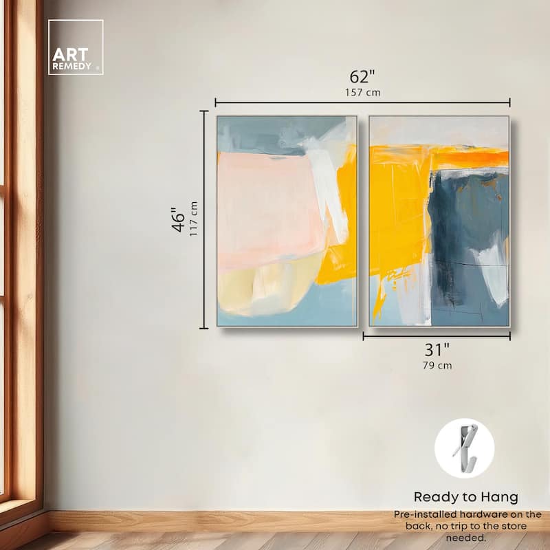 Skyward Radiance II Canvas Set of 2 by Art Remedy