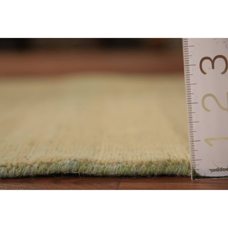 Striped Gabbeh Modern Rug Hand-Knotted Wool Carpet - 2'8" x 4'0"