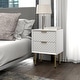 preview thumbnail 16 of 24, COZAYH Contemporary Spacious Drawer Nightstand Side Table, Modern Storage,Clean-Lined Transitional Style
