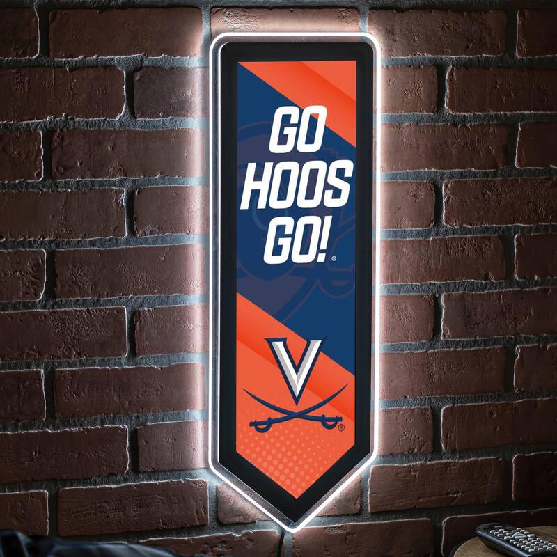 University of Virginia LED Lighted Sign - Clear