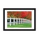 preview thumbnail 1 of 18, iCanvas "Autumn Fence" by Dennis Frates PFA Black - 24x32x1