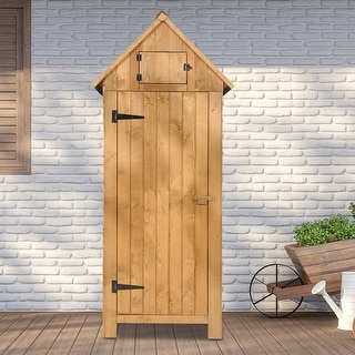 Single Door Wooden Garden Storage Shed