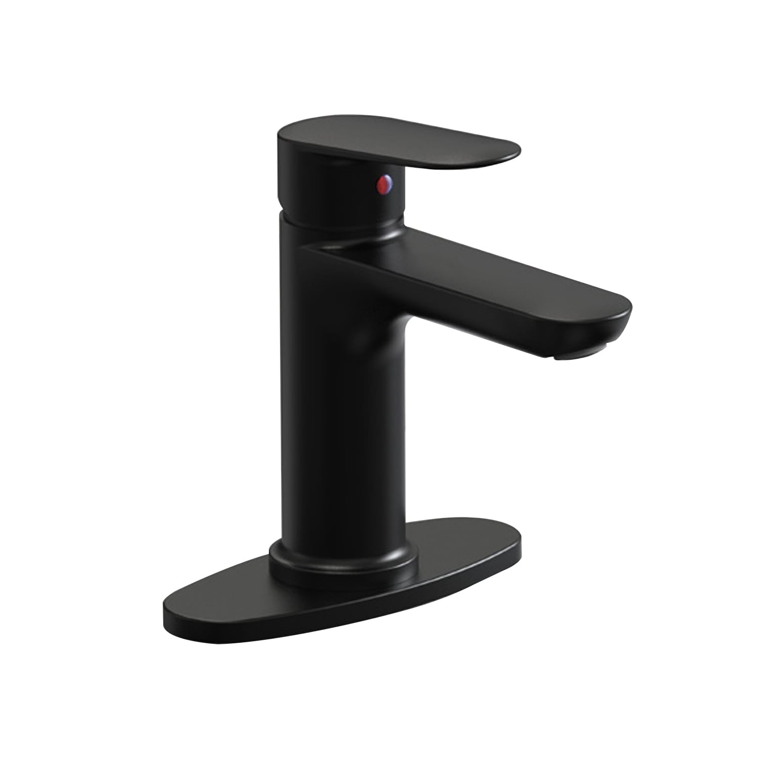 Topcraft Single-Handle Deck-Mount Bathroom Faucet with Base Plate