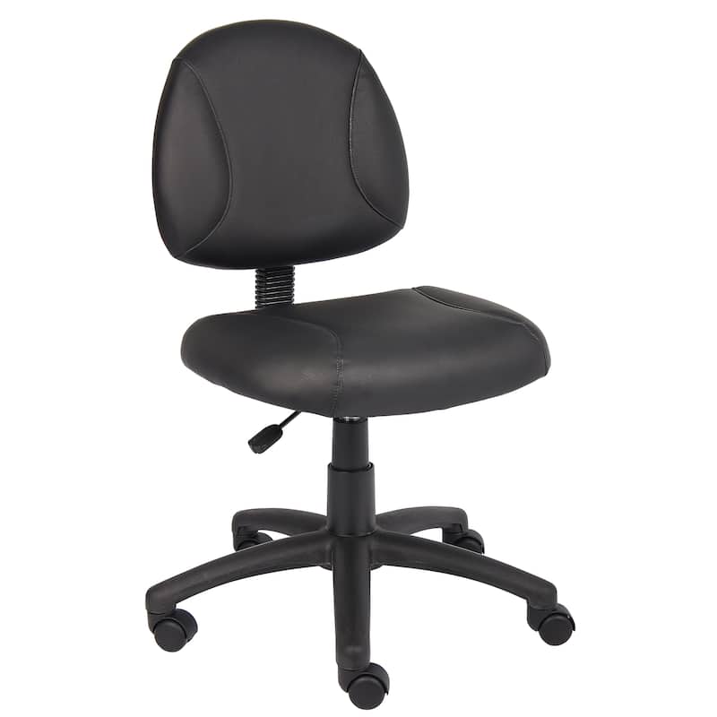 Porch & Den Glenmore Black Posture Chair - Black