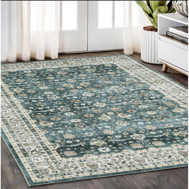 HomeRoots Oriental Traditional Runner Area Rug - 83.86 in. x 59.84 in.  x 0.12 in.