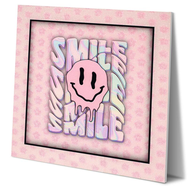 Matashi 5D Multi-Dimensional Wall Art - Custom Made Smile Wall Art Print - 16 x 16