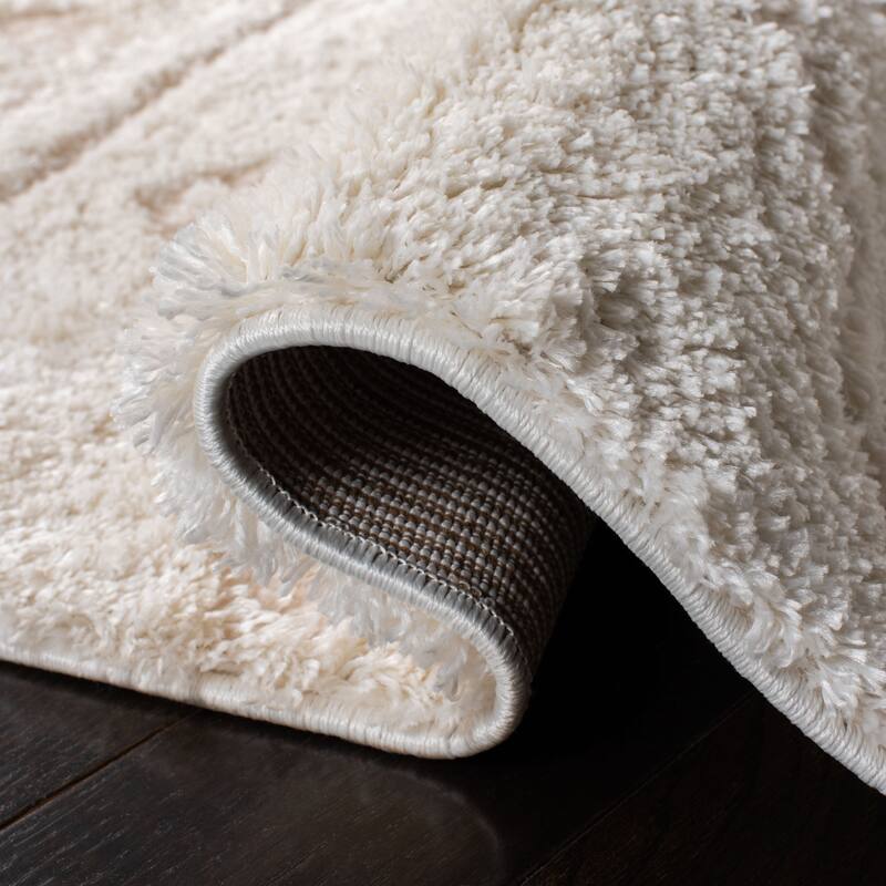 SAFAVIEH Sparta Shag Zetta Geometric Rug