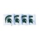 preview thumbnail 1 of 1, Michigan State Spartans White Cornhole Bags All-Weather Resin Filled