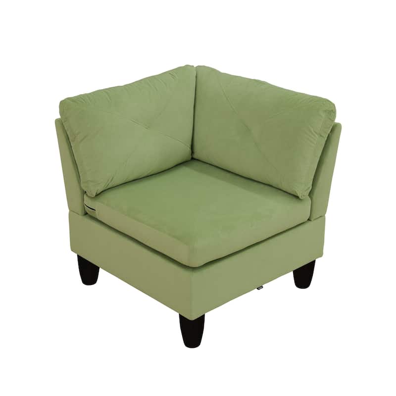 Contemporary 4-Piece L-Shaped Sectional Sofa Set