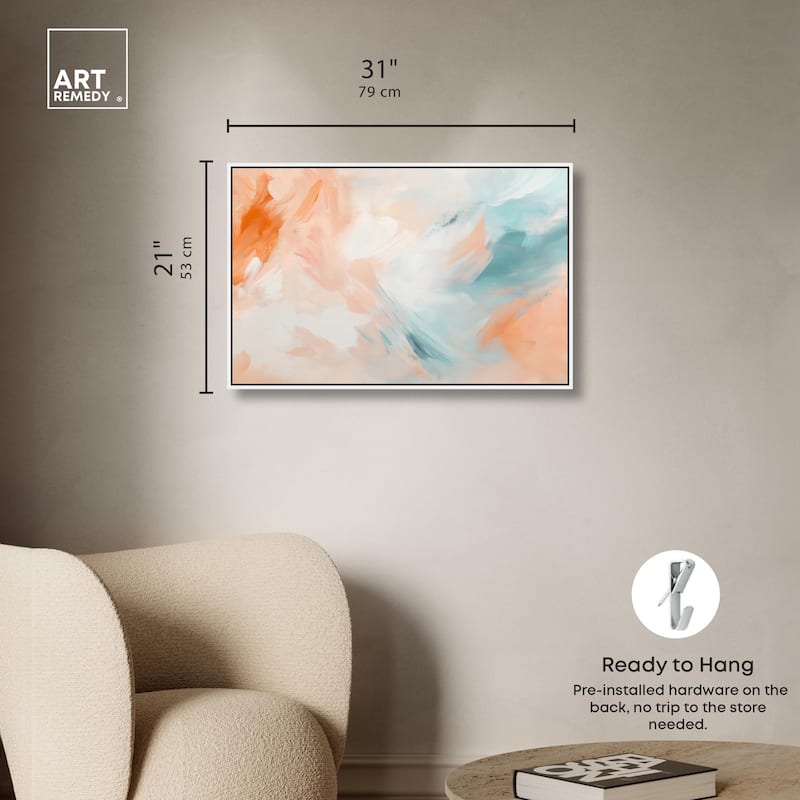 Sunrise Palette II Canvas by Art Remedy