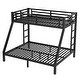 preview thumbnail 4 of 6, Metal Twin XL over Queen Bunk Bed,Space-Saving/Noise Reduced