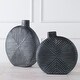 preview thumbnail 3 of 3, Uttermost Viewpoint Aged Black Vases, Set/2