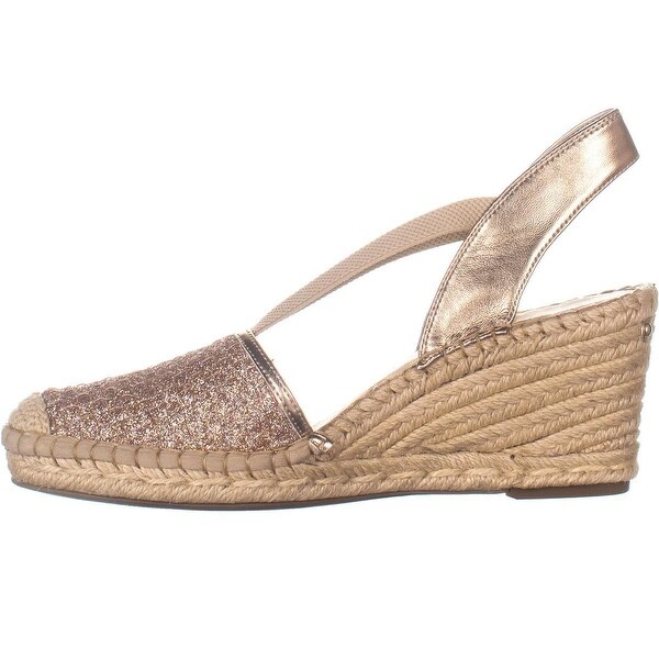 anne klein abril espadrille wedge sandal