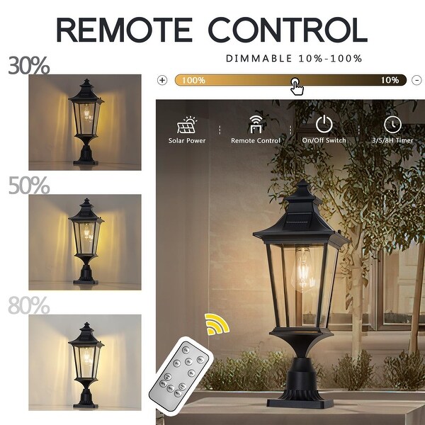 Post mounted solar lights cheap