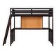 preview thumbnail 5 of 7, Versatility galore Twin size Wooden Loft Bed with Desk and Writing Board